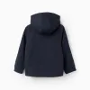 Hooded Jacket with Removable Hood for Boys, Dark Blue