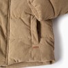 Padded Jacket with Hood for Boys, Brown