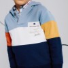 Cotton Hoodie with Colour Block for Boys, Multicolour