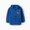 Hooded Cotton Jacket for Boys 'Bold Lines', Blue