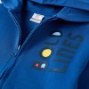 Hooded Cotton Jacket for Boys 'Bold Lines', Blue