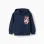 Cotton Hooded Jacket for Boys 'Sonic & Friends', Dark Blue