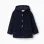 Hooded overcoat with quilted lining You&Me for boys, dark blue