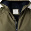 Boys' Dark Green Rubber Parka