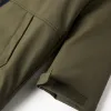 Boys' Dark Green Rubber Parka