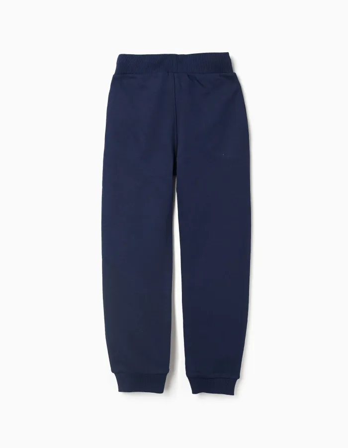 Cotton Joggers for Boys, Dark Blue