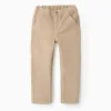 Corduroy Chino Trousers for Boys 'Straight Fit', Beige