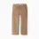 Corduroy trousers 'slim fit' for boys, dark beige