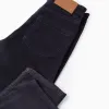 Corduroy trousers 'slim fit' for boys, dark blue