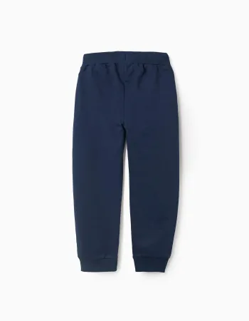 Cotton Joggers for Boys 'Sonic & Friends', Dark Blue