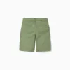 SHORTS LINEN, GREEN