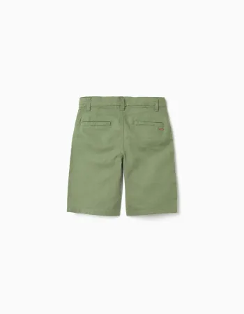 SHORTS LINEN, GREEN