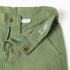 SHORTS LINEN, GREEN