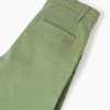 SHORTS LINEN, GREEN