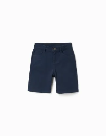 Shorts Twill, Dark-Blue