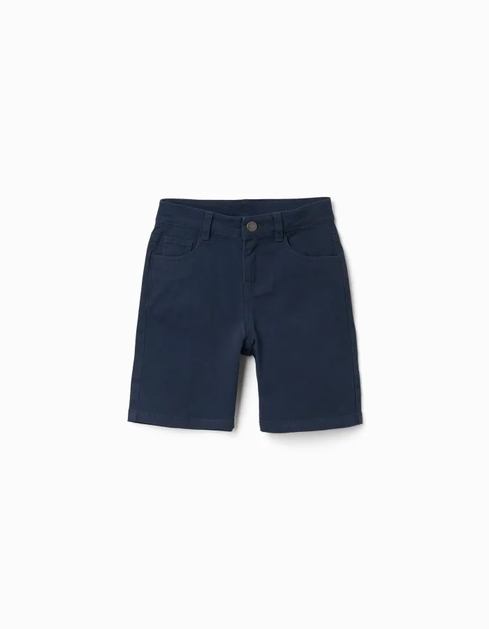 Shorts Twill, Dark-Blue