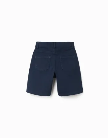 Shorts Twill, Dark-Blue