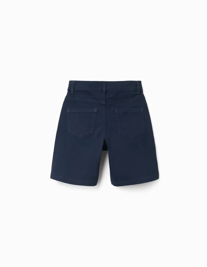 Shorts Twill, Dark-Blue