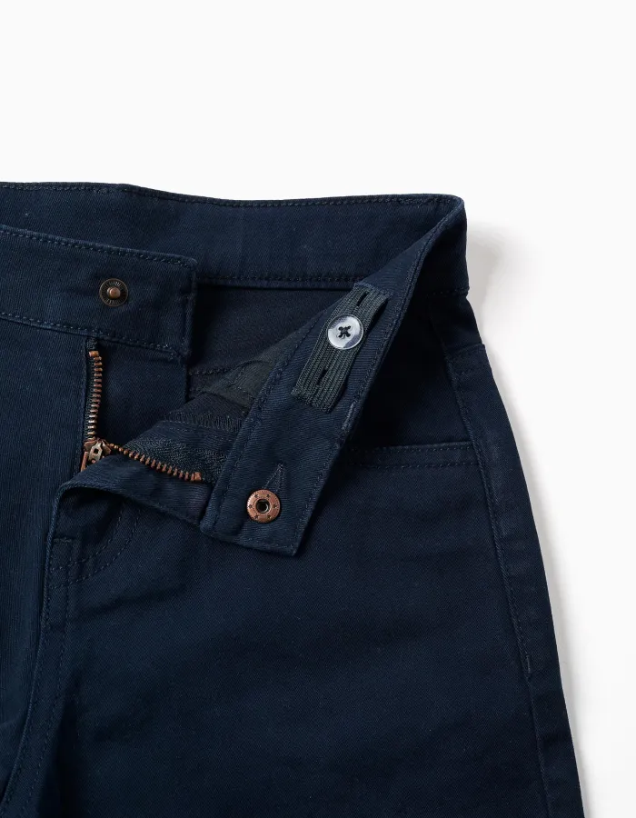 Shorts Twill, Dark-Blue