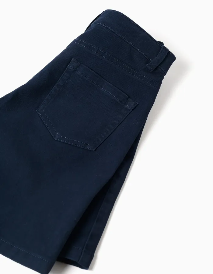 Shorts Twill, Dark-Blue