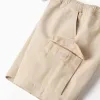 SHORTS TWILL, LIGHT BEIGE