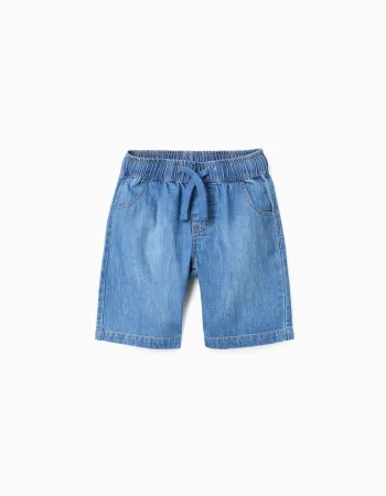 SHORTS LIGHT DENIM, BLUE