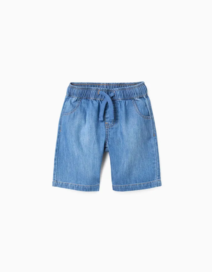 SHORTS LIGHT DENIM, BLUE
