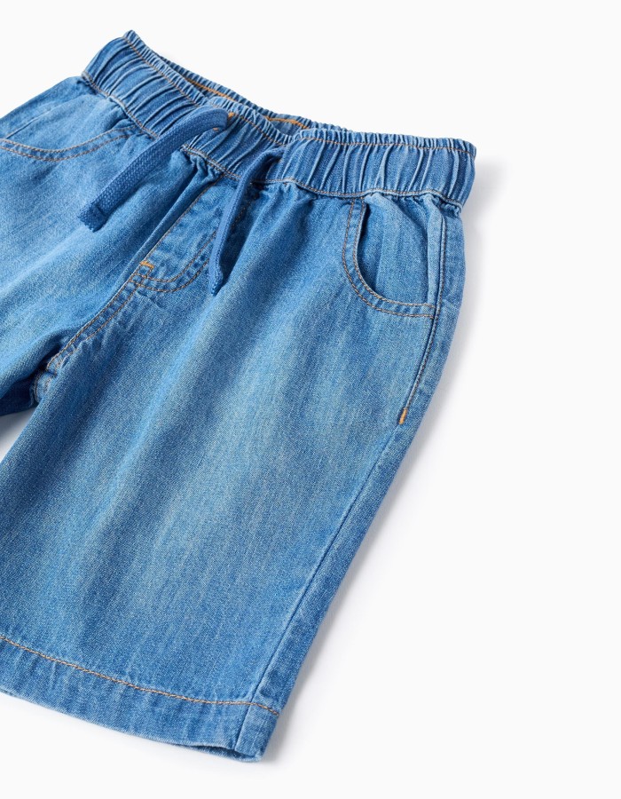 SHORTS LIGHT DENIM, BLUE