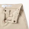 CHINO SHORTS TWILL, LIGHT BEIGE