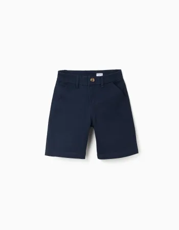 CHINO SHORTS TWILL, NIGHT BLUE