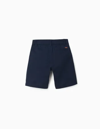 CHINO SHORTS TWILL, NIGHT BLUE