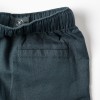 SHORTS LINEN, BLUE