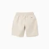 SHORTS LINEN, LIGHT BEIGE