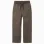 Straight fit twill trousers with drawstring for boys, brown