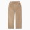 Straight fit corduroy chino trousers for boys, dark beige