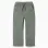 Slim fit twill trousers with drawstring for boys, dark green