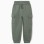 Brushed joggers with cargo pockets and print for boys, dark green