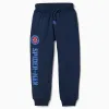 Brushed joggers with Spider-Man print and drawstring for boys, navy blue