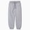 Fleece joggers with drawstring and pockets for boys, light grey