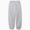 Slim fleece joggers with pockets and ZY print for boys, light grey