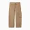 Straight fit cotton trousers with 5 pockets for boys, dark beige