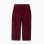 Straight fit corduroy trousers for boys, burgundy