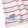 Striped long sleeve polo shirt Spider-Man for boys, white/blue/red