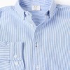 Striped Oxford Shirt for Boys, White/Blue