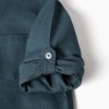 LS SHIRT LINEN MAO, DARK BLUE