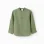 LS SHIRT LINEN MAO, GREEN