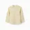 LS SHIRT LINEN MAO, LIGHT YELLOW