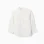 LS SHIRT LINEN MAO, WHITE
