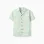 Boys' Beach Motif Short Sleeve Shirt, Green