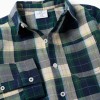 Long sleeve checked cotton shirt B&S for boys, blue/green/beige